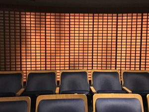 Empty seats in a cinema