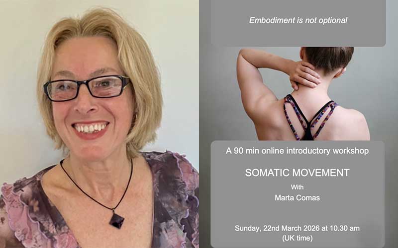Somatic movement: a 90 min introductory workshop with Marta Comas